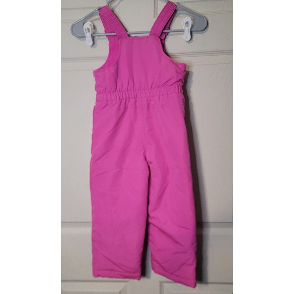 Wonder Kids Pink Snow Bib Overalls Sz Toddler 4t